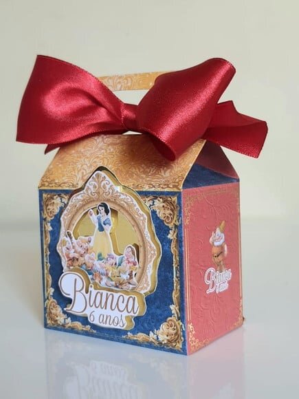 Caixa Maletinha Branca de Neve