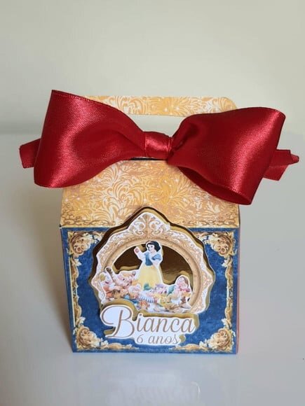 Caixa Maletinha Branca de Neve