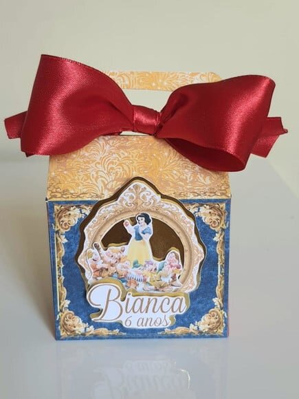 Caixa Maletinha Branca de Neve