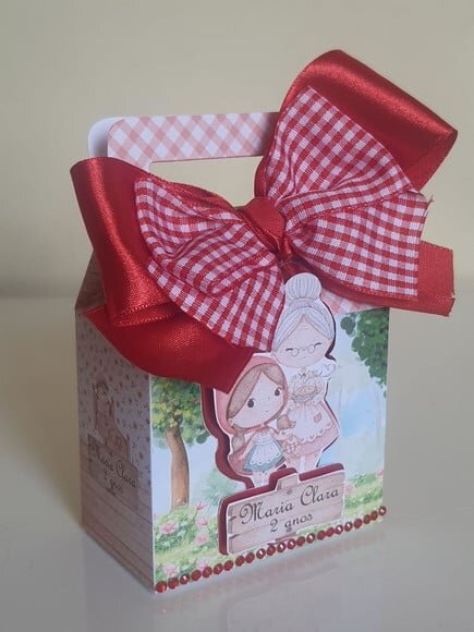 Caixa Maletinha Chapéuzinho Vermelho