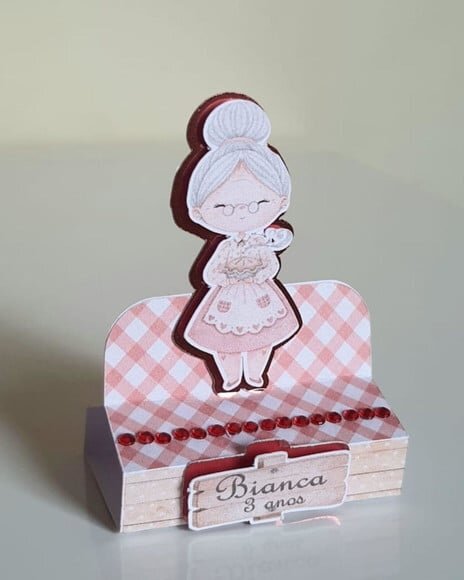 Porta-bis Duplo Chapéuzinho Vermelho