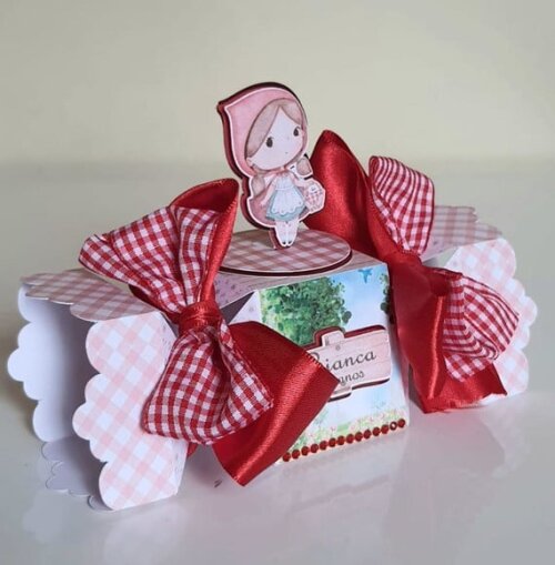 Caixa Bala Chapéuzinho Vermelho