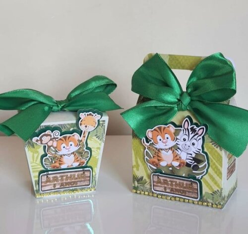 Kit 70 Lembrancinhas Personalizadas de Festa Safari