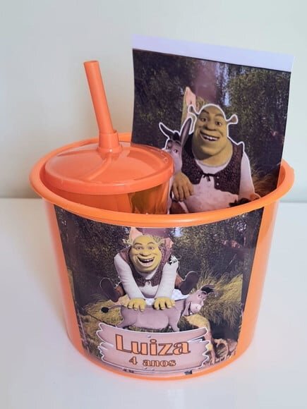 Kit Cinema Lembrancinha de Festa Shrek