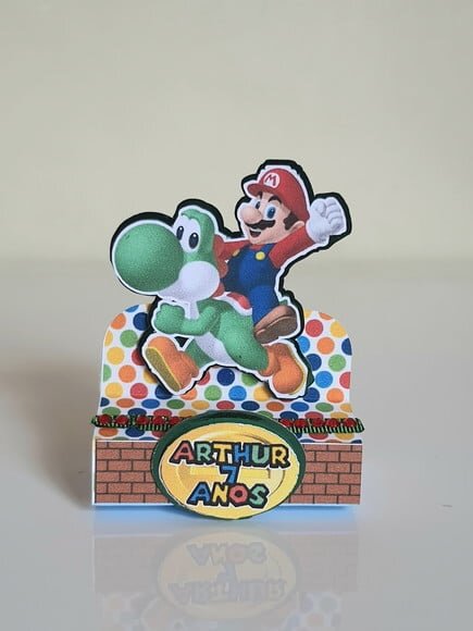 Porta-bis Duplo Super Mário