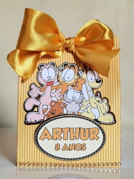 Caixa Sacolinha Garfield