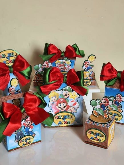 Kit 30 Lembrancinhas de Festa Super Mário