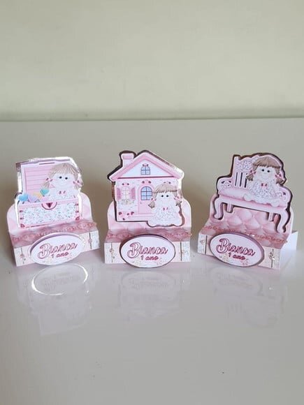 Porta-bis Duplo Boneca