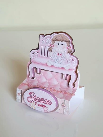 Porta-bis Duplo Boneca