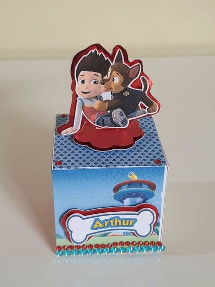 Caixa Cubo Patrulha Canina