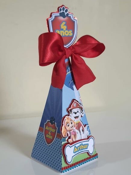 Caixa Pirâmide/cone Patrulha Canina