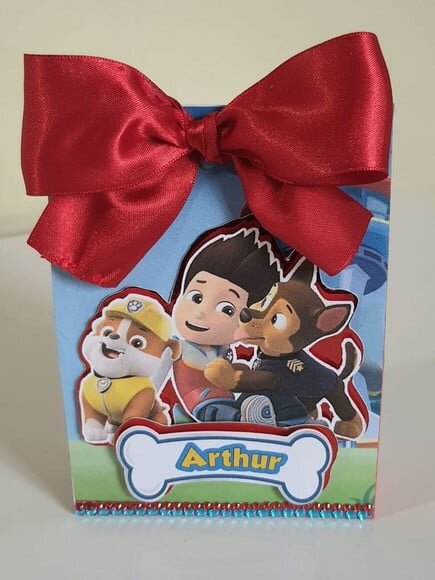 Caixa Sacolinha Patrulha Canina