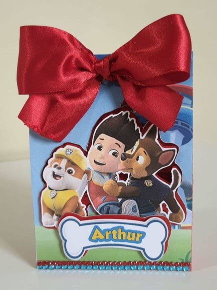 Caixa Sacolinha Patrulha Canina