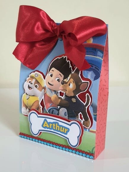 Caixa Sacolinha Patrulha Canina