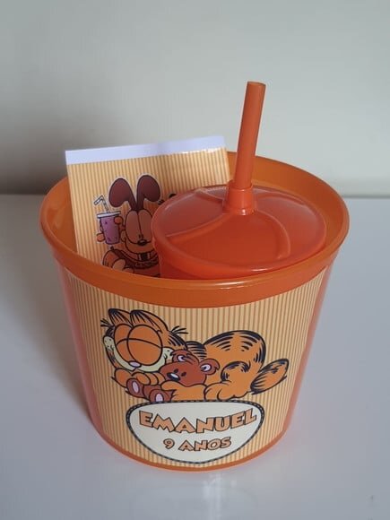 Kit Cinema Lembrancinha de Festa Garfield