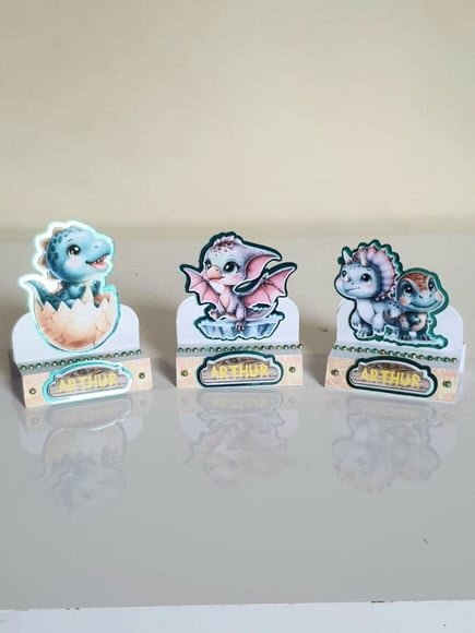Porta-bis Duplo Dinossauro