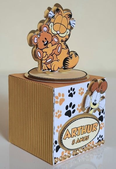Caixa Cubo Garfield