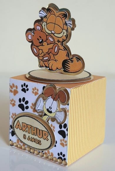 Caixa Cubo Garfield