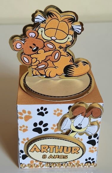 Caixa Cubo Garfield