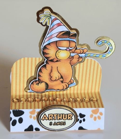 Porta-bis Duplo Garfield