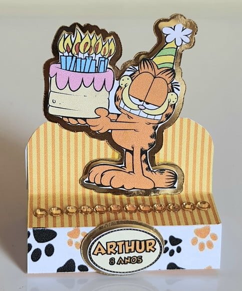 Porta-bis Duplo Garfield