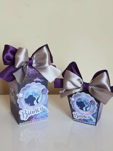 Kit 50 Lembrancinhas Personalizadas de Festa Galáxia
