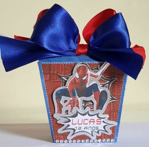 Kit 50 Lembrancinhas Personalizadas de Festa Homem-aranha