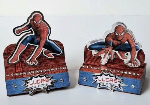 Porta-bis Duplo Homem Aranha