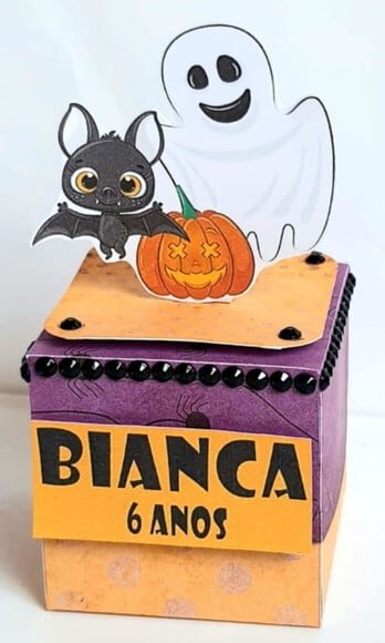 Caixa Cubo Halloween