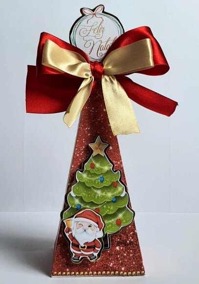Caixa Pirâmide Natal