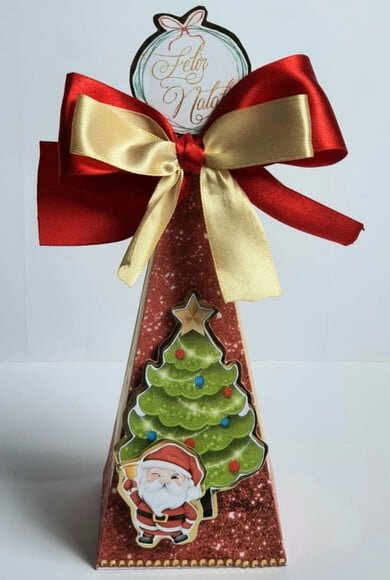 Caixa Pirâmide Natal