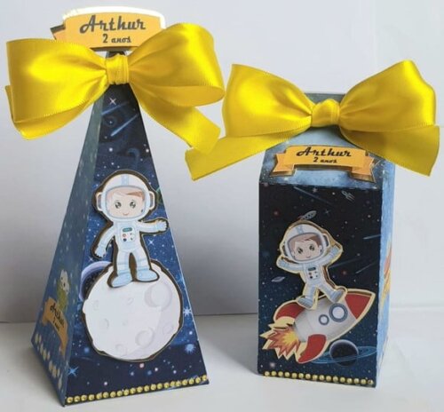 Kit 50 Lembrancinhas de Festa Astronauta