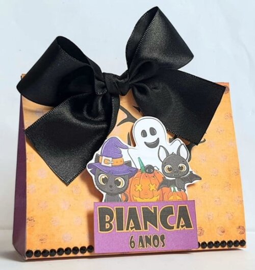 Caixa Sacolinha Lembrancinha de Festa Halloween