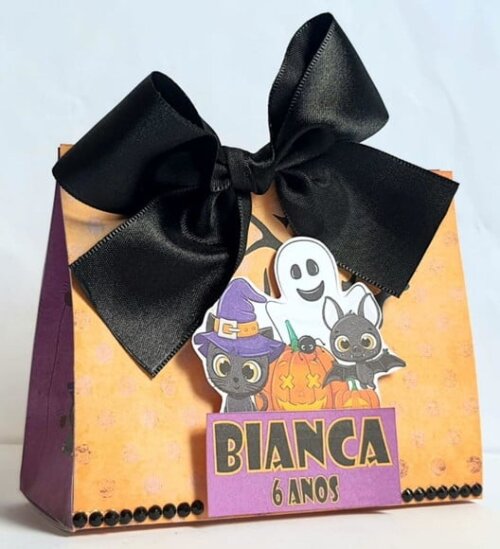 Caixa Sacolinha Lembrancinha de Festa Halloween