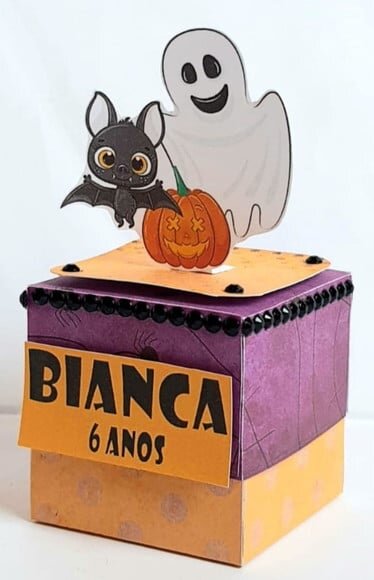 Caixa Cubo Halloween