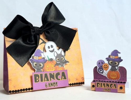 Kit 50 Lembrancinhas de Festa Halloween