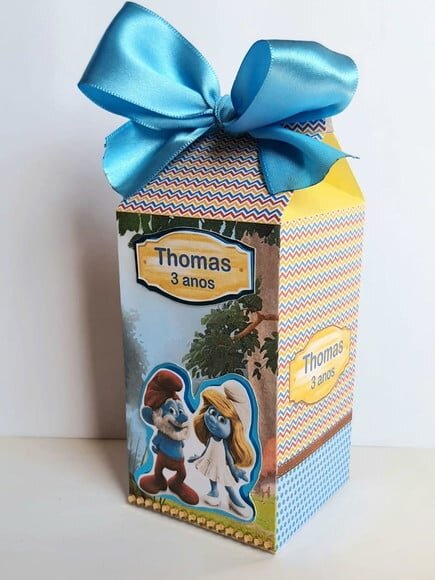 Caixa Milk Smurfs
