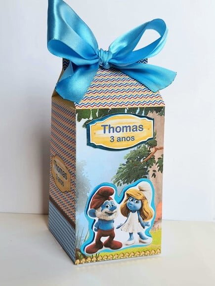 Caixa Milk Smurfs