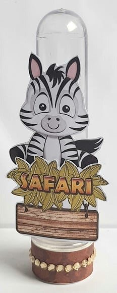 Tubete Lembrancinha para Festa Safari