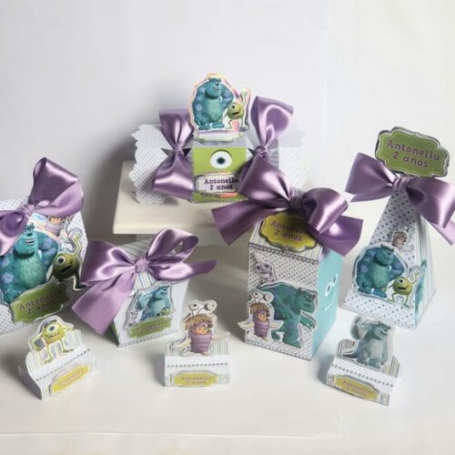 Kit 50 Lembrancinhas de Festa Monstros S.a.