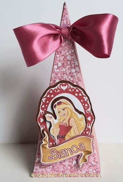 Caixa Pirâmide Barbie