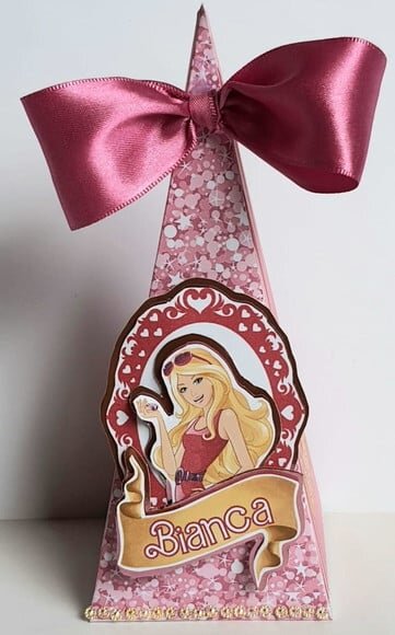 Caixa Pirâmide Barbie