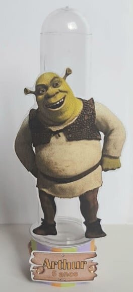 Tubete Lembrancinha de Festa Shrek
