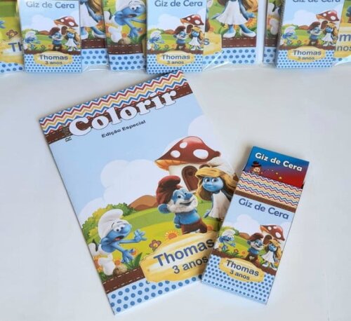 Kit Colorir com Giz de Cera