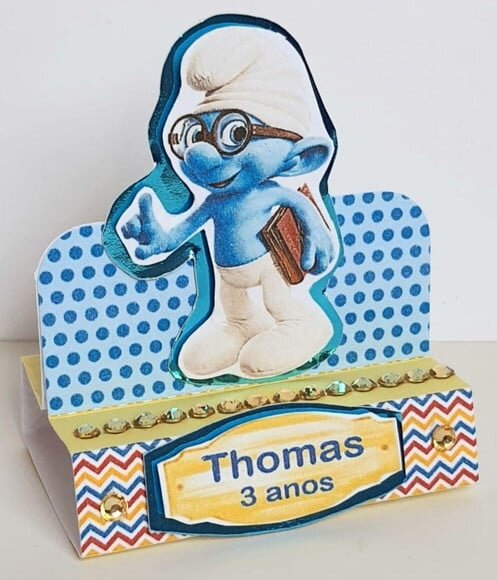 Porta-bis Duplo Smurfs