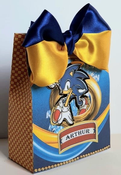 Kit 50 Lembrancinhas de Festa Sonic