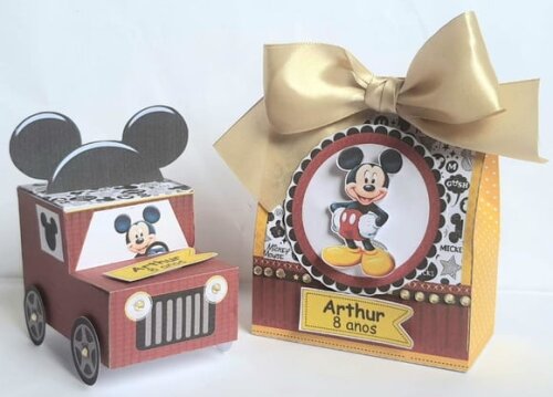 Kit de 50 Lembrancinhas para Festa Mickey