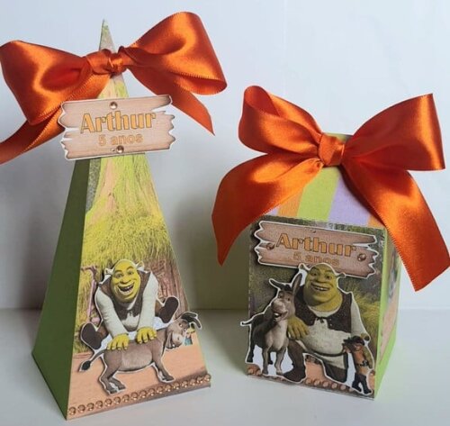 Kit 50 Lembrancinhas de Festa Shrek