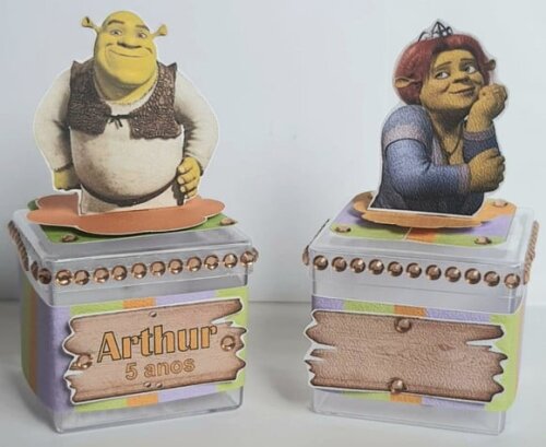 Caixa Acrílica Lembrancinha Shrek