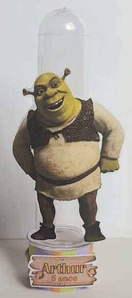 Tubete Lembrancinha de Festa Shrek